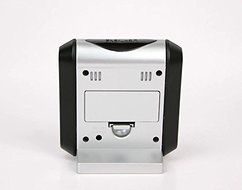 SIS 03- desktop Alarm Clock with Temperature,Calendar,time -Silver and black N2