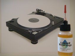 Liquid Bearings, SUPERIOR synthetic oil for DJ turntables, keeps all parts moving freely and quietly!!