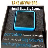 Block Universal Ultra-Portable Wireless Bluetooth Mini Speaker for Smartphones and Tablets, Powerful Sound - Blue N5