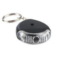 Sound control lost key finder keychain locater torch led new N4
