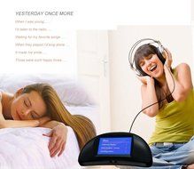 RG Wifi Internet Radio Adapter Color Display Screen With Slim Remote Controller Stations Receiver N6