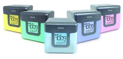 iHome Bluetooth Compact Dual Alarm Clock Radio with Large Easy to Read Backlit Display N3
