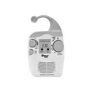 Hanging Waterproof AM/FM Shower Clock Radio