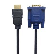 Allytech(TM) 6 Feet New HDMI Gold Male to VGA Male D-SUB HD 15 Pin M/M Adapter Connector Cable for Laptop PC LCD... N3