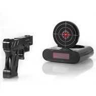 WAYCOM Newest Target Alarm Clock Creative Lock N&#039;load Gun Alarm Clock Target Shooting Alarm Clock Target Toys... N6