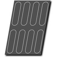 Matfer Bourgeat Silicone Silform Mini Baguette Mold Gray 337100 N2