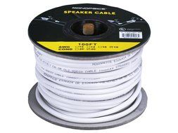 Monoprice 100-Feet 18AWG CL2 Rated 4-Conductor High-Purity Oxygen-Free Copper Speaker Wire N2