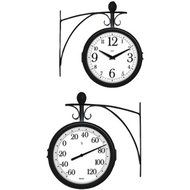 New SPRINGFIELD 91572 Station Thermometer &amp; Clock