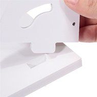 2 Pcs White Shabby Chic Candle Shelves Wall Hanging Shelf Bedroom Books Goods Storage Holder Living Room Wood... N5