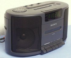 Sony Dream Machine Dual Alarm Clock Radio Cassette Tape Player Stereo Icf-cs650 N3