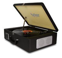 Tyler Bluetooth Briefcase Vinyl Record Player Classic Turntable Stereo System with Built-in Speakers, MP3 Player... N3