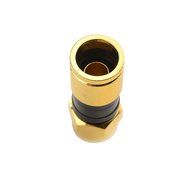 Cable Matters 10-Pack, Gold Plated F-Type Crimp-On Coaxial RG6 Connector N4