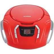 New SYLVANIA SRCD261-B-RED Portable CD Players with AM/FM Radio (Red)