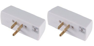 GE 52203 Grounding Triple Tap, White N3