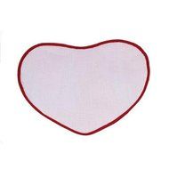 Kingfansion Bedroom Door Mat Heart Shaped Carpet Fluffy Chenille Rug Cushion (Purple) N23