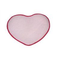 Kingfansion Bedroom Door Mat Heart Shaped Carpet Fluffy Chenille Rug Cushion (Purple) N24