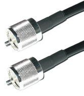 Procomm 3 feet Coaxial Cable Jumper with PL259 Connectors