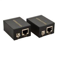 Security 1080P VGA Signal 60M Extender Repeater Adapter over Single RJ45 Cat 5e Cat6 Network Cable (1 Transmitter... N2