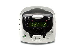 Roberts Radios 3-Band Dual Alarm Stereo Clock Radio with CD Player (CD Cube)