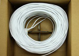 Five Star Cable 16 AWG 4 Conductors CMR Rated 16-4 Audio Speaker Cable, Bare Copper, 500Ft White N2