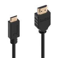 Mini HDMI to HDMI Cable, Rankie 2-Pack High-Speed Mini-HDMI to HDMI Cable - 6 Feet (Black) - R1110D N3