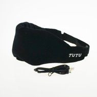 Suofule Wireless Bluetooth Velvet Silk Eye Mask Sleeping Masks Stereo Shelf Systems (Pink) N7