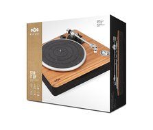 House of Marley Stir It Up Natural Bamboo Turntable with Built-in Pre-Amp (Signature Black) N6