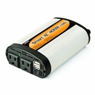 Wagan EL2003-5 SmartAC 400 Watt Continuous Power Inverter with 5V 2.1 Amp USB Charging Ports N8