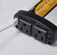 Wagan EL2003-5 SmartAC 400 Watt Continuous Power Inverter with 5V 2.1 Amp USB Charging Ports N10
