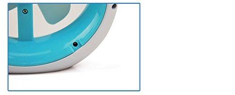 Fashion Round Simple USB Mini Fan Potable Battery Desktop Creative Colorful Fan With Three Leaves Cute Electric... N11