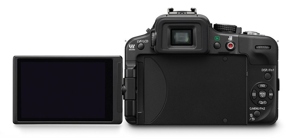 Panasonic LUMIX DMC-G3 16 MP Micro Four-Thirds Interchangeable Lens Camera with 3-Inch Free-Angle Touch-Screen... N18
