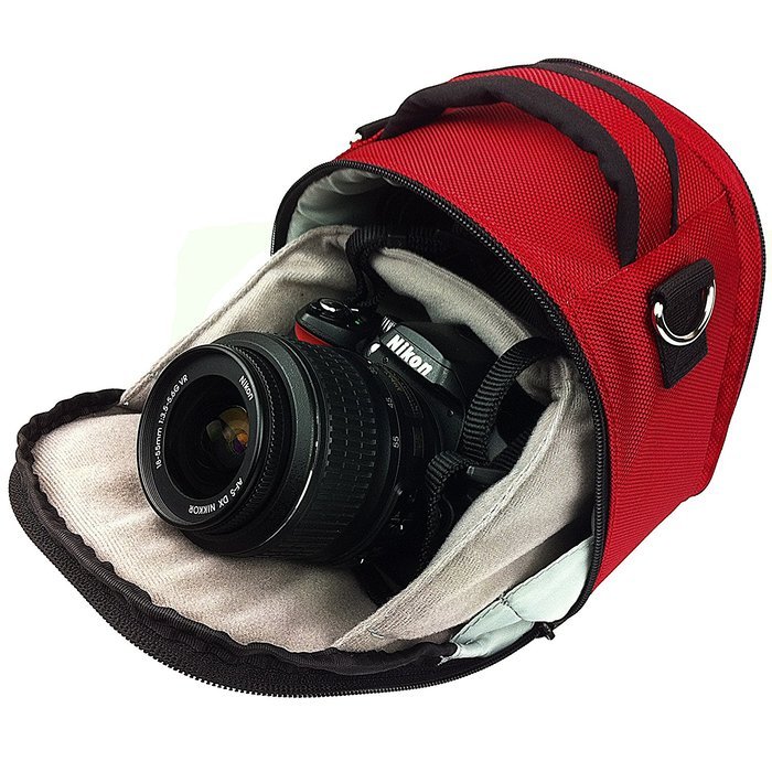 Laurel DSLR Camera Handbag for Panasonic Lumix DMC Series SLR Cameras, Grey N55