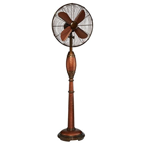 Deco Breeze DOH2943 Floor Fan, 16-Inch, Hammered Copper