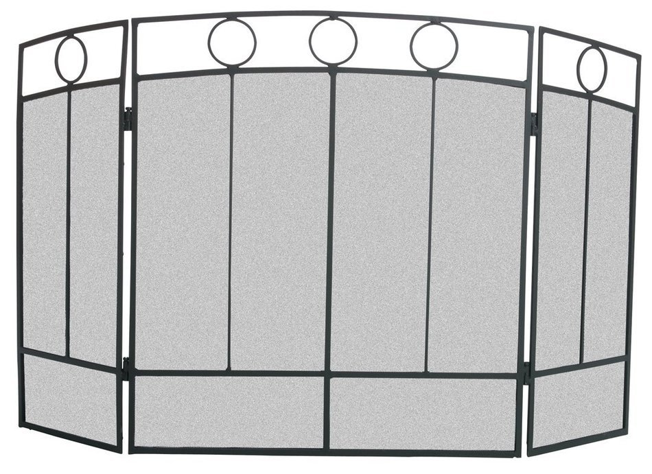 Panacea Products 15121 3-Panel Arts and Crafts Fireplace Screen