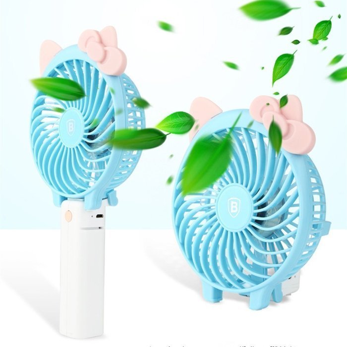StrongFirst Portable USB Rechargeable Hand Mini Fans 2000mAh Battery for Laptop Computer Desk Desktop Table Floor... N4