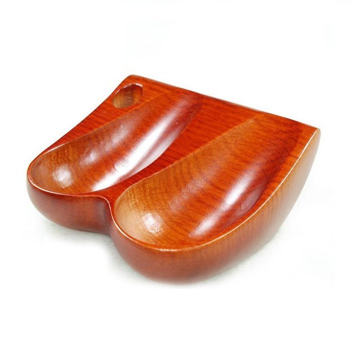 Ylyycc top grade solid wood tobacco pipe stand holder 2 smoking pipe rack N3