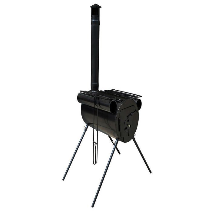 Commart Portable Military Camping Steel Wood Stove Tent Heater for Fishing Camp Cooking Ships from USA N5