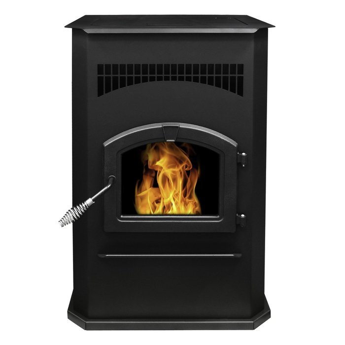 Pleasant Hearth Cabinet Style 50000 BTU's Pellet Stove with 120-Pound Hopper N7