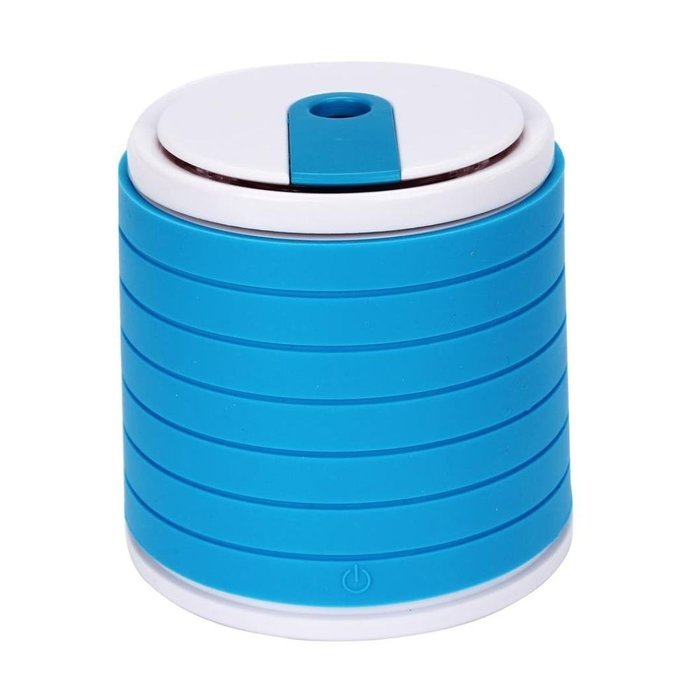 DZT1968 Home Mini Ultrasonic Aroma LED USB Humidifier Air Diffuser Purifier Atomizer blue N2