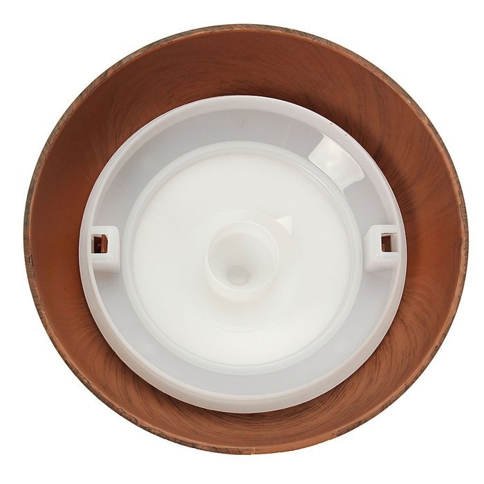 Esential Oils Diffuser LuckyFine Wood Grain Aromatherapy Oil Diffuser Air Humidifier with Changing LED Light Deep... N3