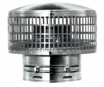 Metal-Fab Stainless Rain Cap - 7 Inch