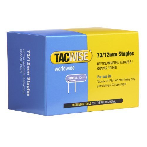 Tacwise 73/12mm Staples for Stapling Pliers (5000 Pieces) by Tacwise