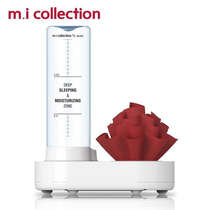 m.i collection Non-electric Natural Evaporating Humidifier (Red) N2