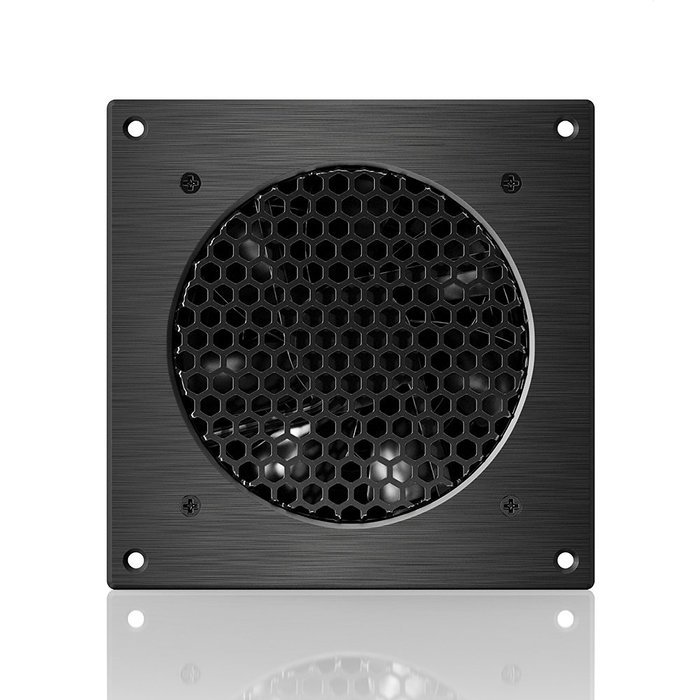 AC Infinity AIRPLATE S3, Quiet Cooling Fan System 6" with Speed Control, for Home Theater AV Cabinets N3