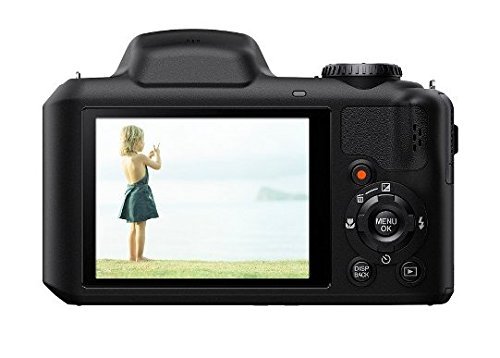 Fujifilm FinePix S8650 16MP Digital Camera with 36X Optical Zoom - Black N3