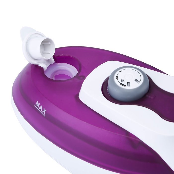 Garment Steamer Portable Handheld Power Steam Brush Wrinkle Steam Iron for Home and Travel Purple N8