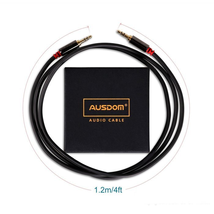 AUSDOM 3.5mm Premium Auxiliary Audio Cable Male to Male for All 3.5mm-Enables Devices,iPhones,iPads,iPods,Car... N8