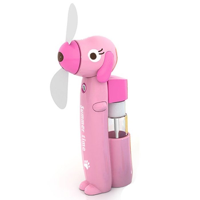 AMTopShow Best Cool Mist Humidifier Fan Air Cooler Battery Powered Super Long Lasting Hello Kitty Style N44