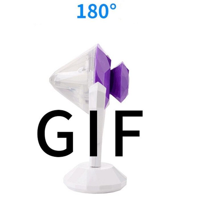 DZT1968 USB Diamond Shape Mini Humidifier Manufacturer Of Diffuser Mist Air Purifier (Pink) N8