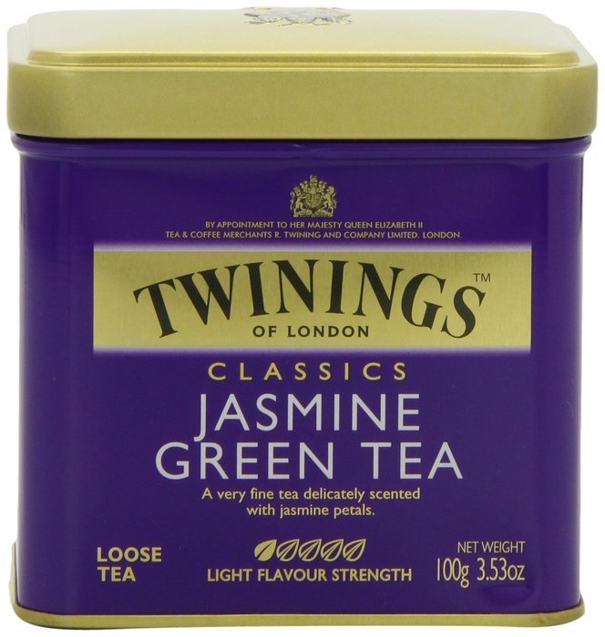 Twinings Jasmine Green Tea, Loose Tea, 3.53 Ounce Tin - Pack of 3 N2